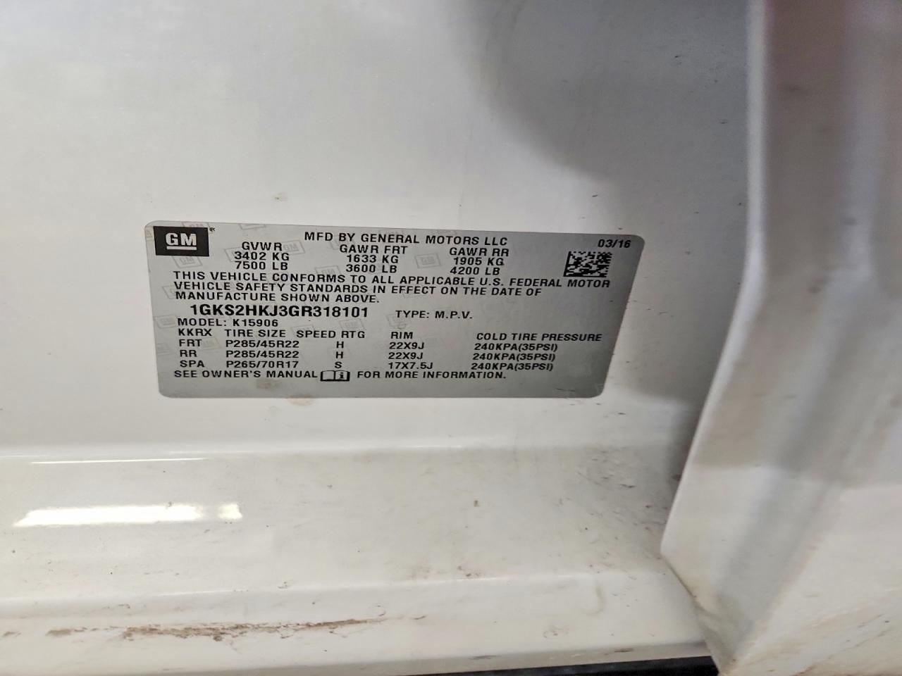 2016 GMC Yukon xl Denali