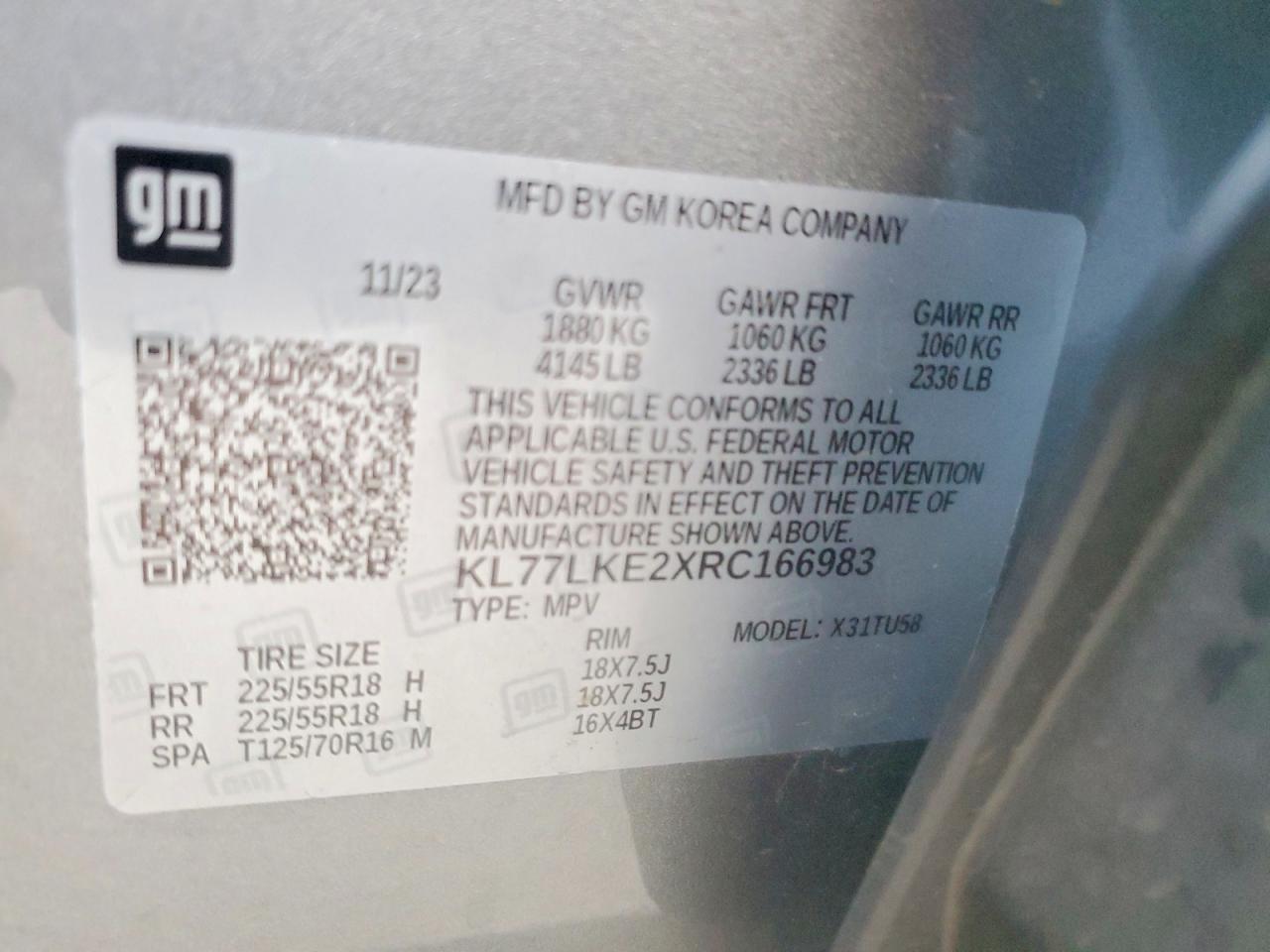 2024 Chevrolet Trax Active