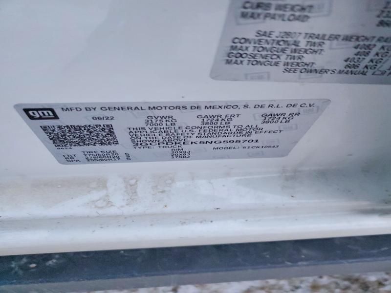 2022 Chevrolet Silverado K1500 Lt-l