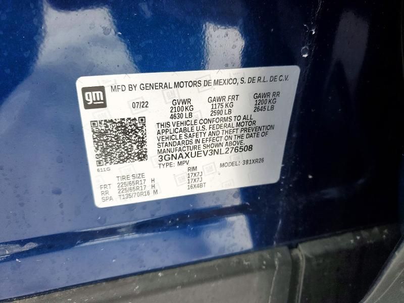 2022 Chevrolet Equinox lt