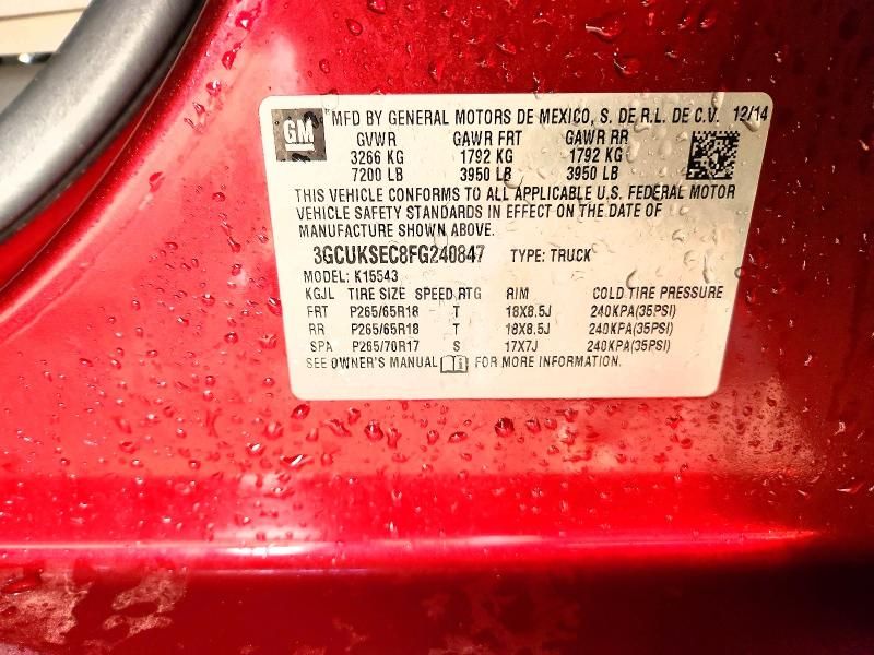 2015 Chevrolet Silverado K1500 ltz