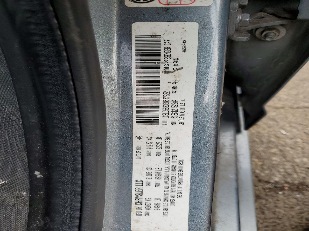 2009 Chrysler Sebring Touring