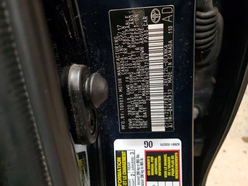 2017 Toyota Corolla le