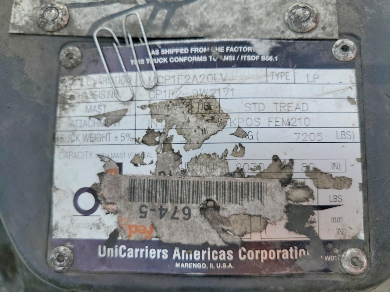 2013 Nissan Forklift