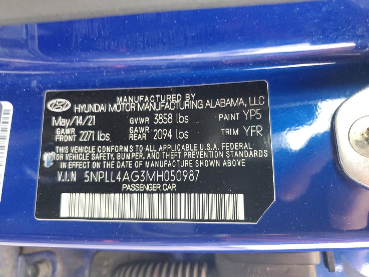 2021 Hyundai Elantra se