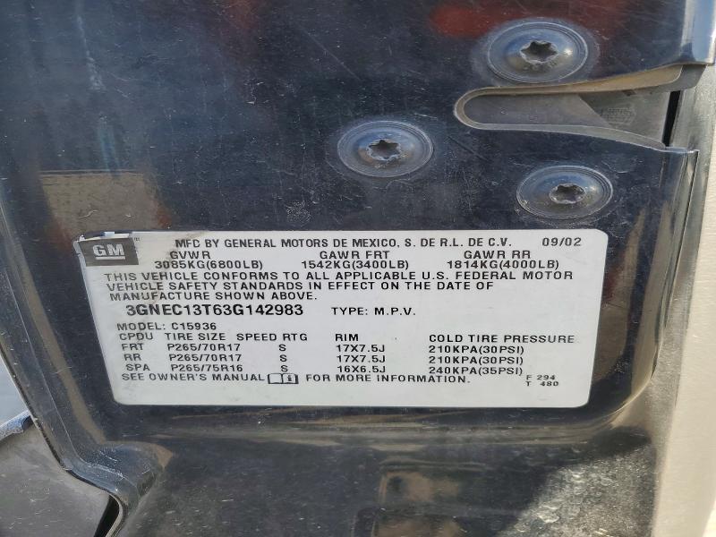 2003 Chevrolet Avalanche C1500