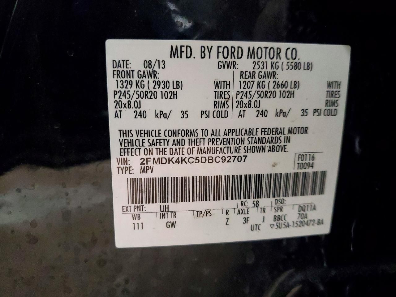 2013 Ford Edge Limited