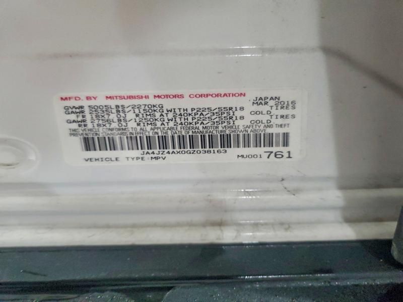2016 Mitsubishi Outlander gt