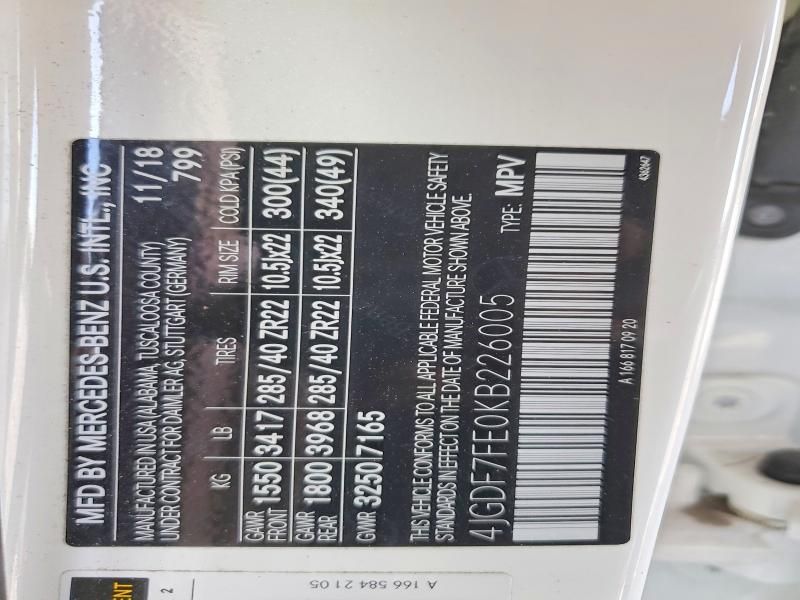 2019 Mercedes-Benz Gls 63 amg 4matic