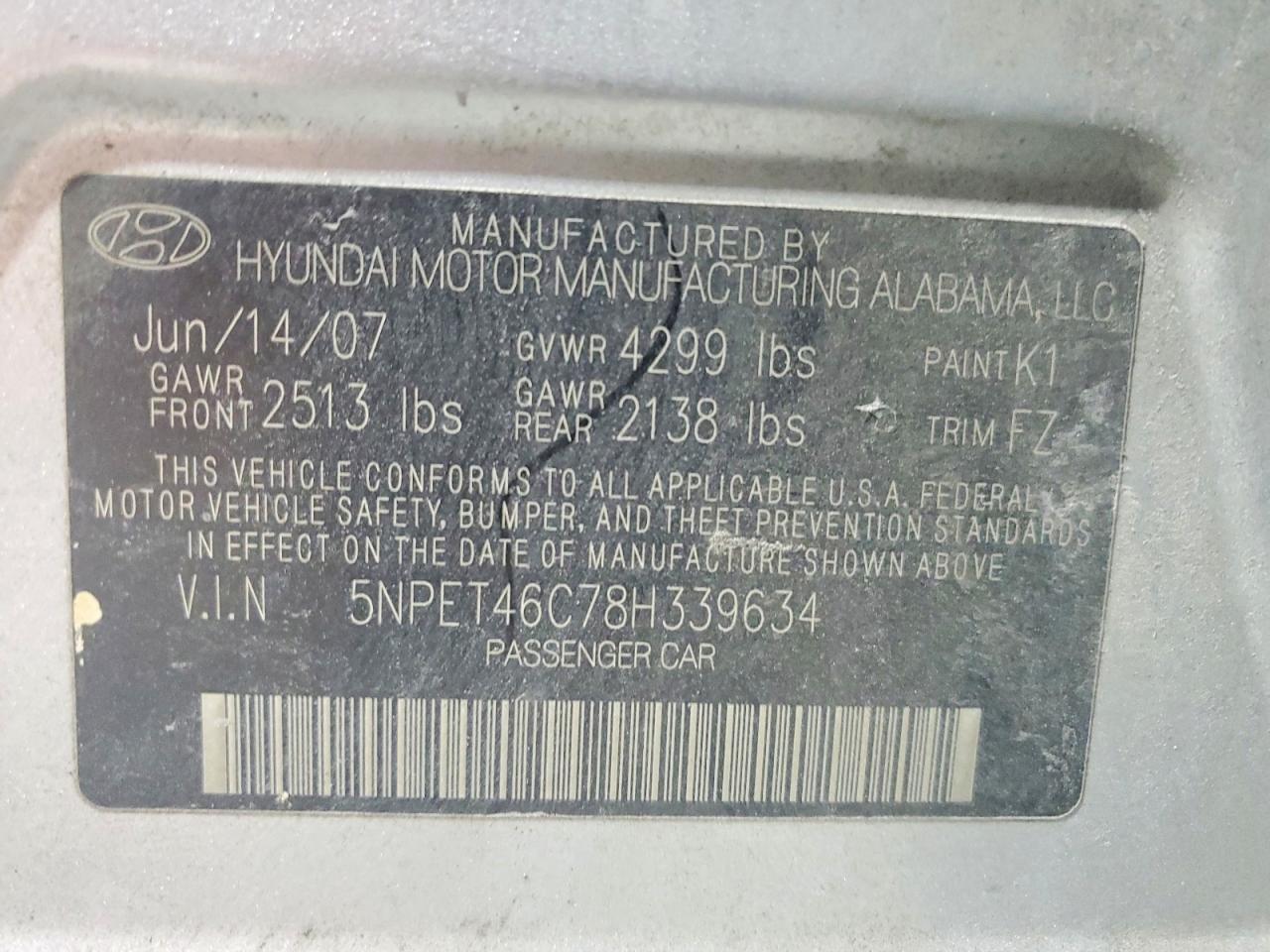 2008 Hyundai Sonata gls