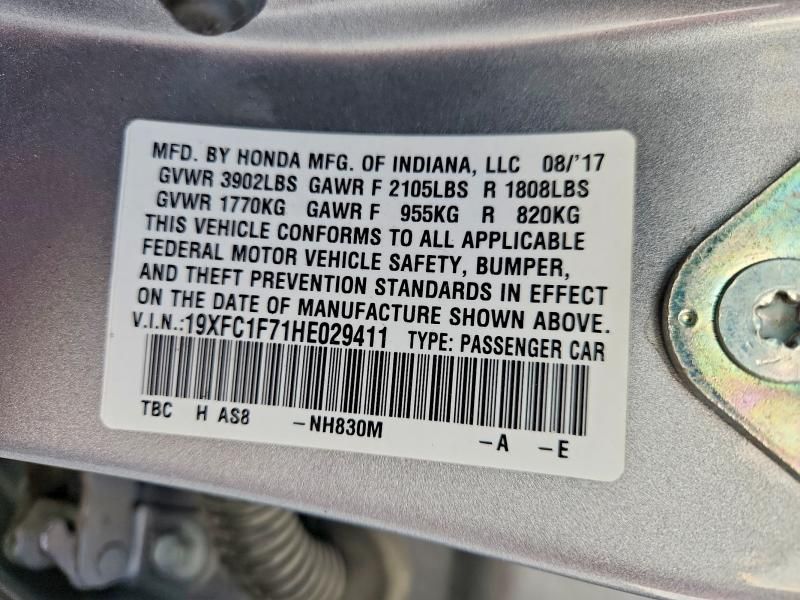 2017 Honda Civic exl