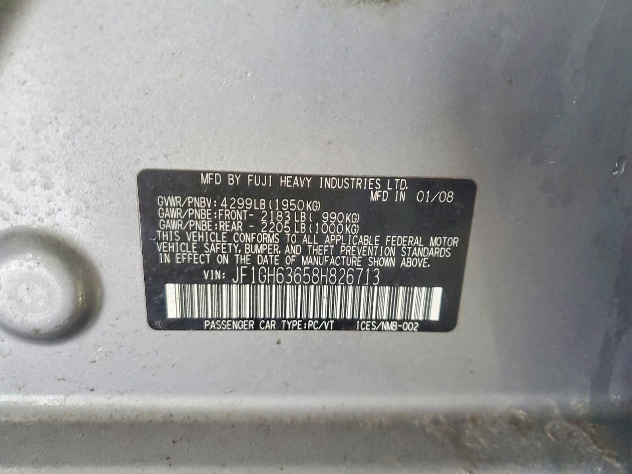 2008 Subaru Impreza Outback Sport