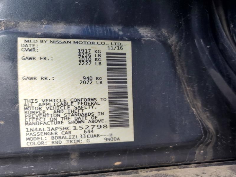 2017 Nissan Altima 2.5