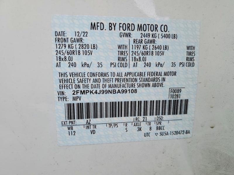 2022 Ford Edge sel