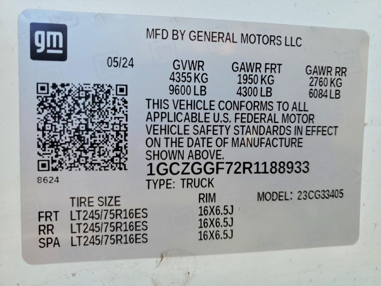 2024 Chevrolet Express G3500