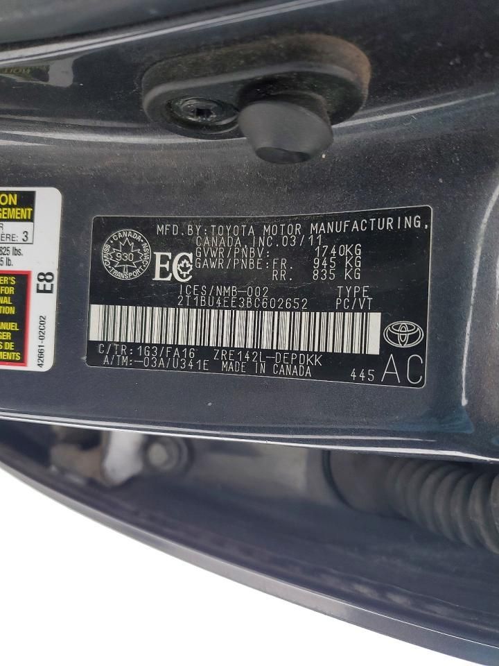 2011 Toyota Corolla Base