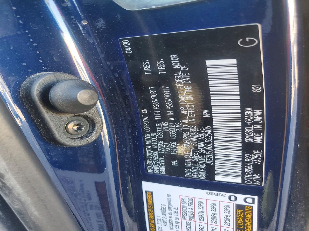 2020 Toyota 4runner SR5