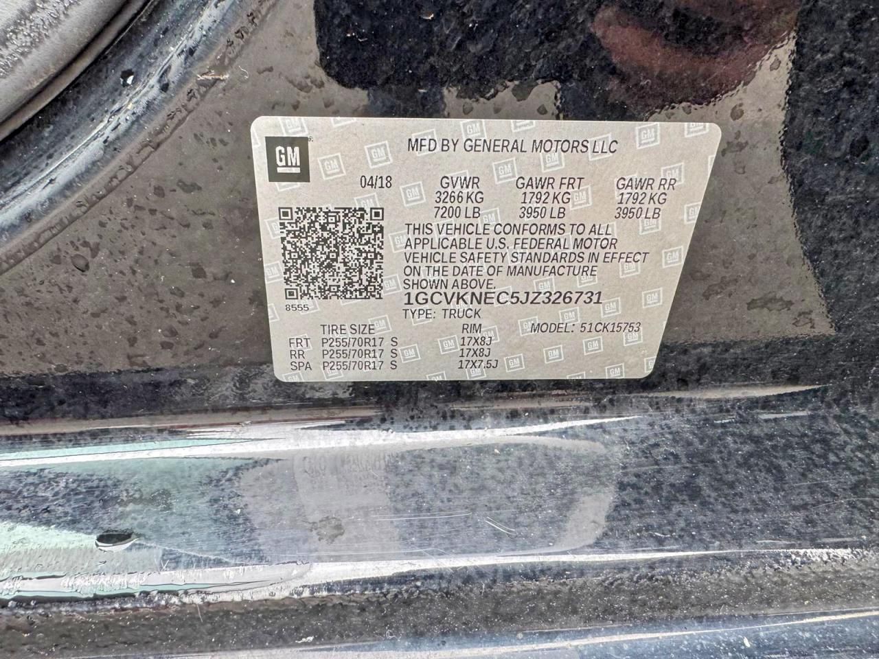 2018 Chevrolet Silverado K1500