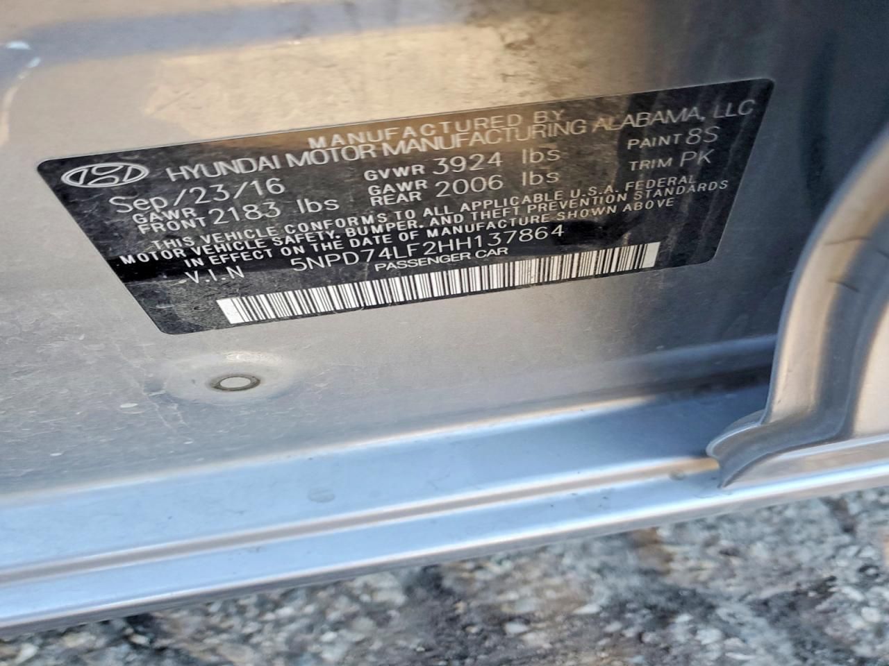 2017 Hyundai Elantra se