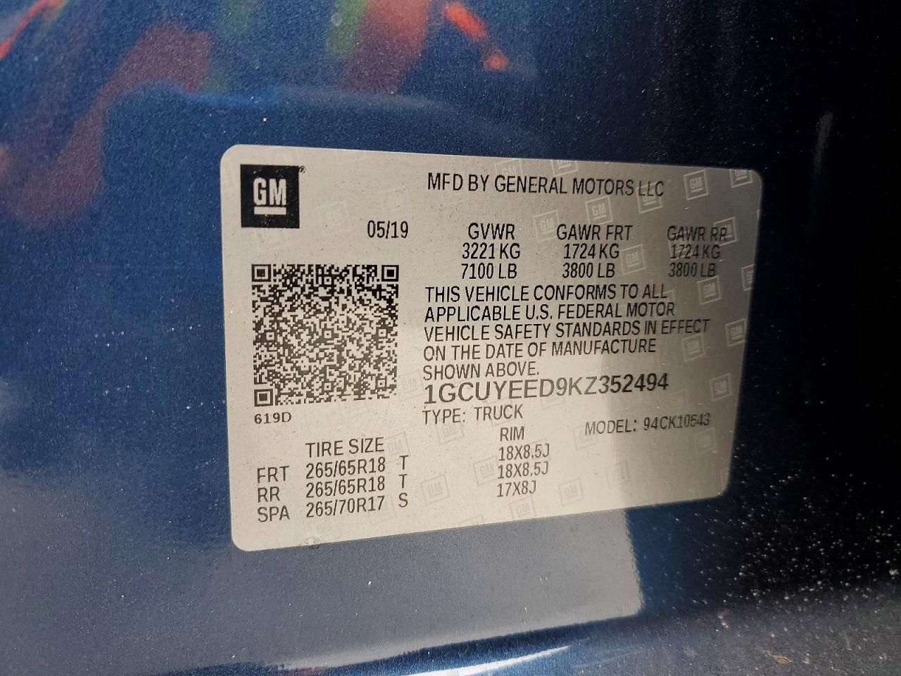 2019 Chevrolet Silverado K1500 rst