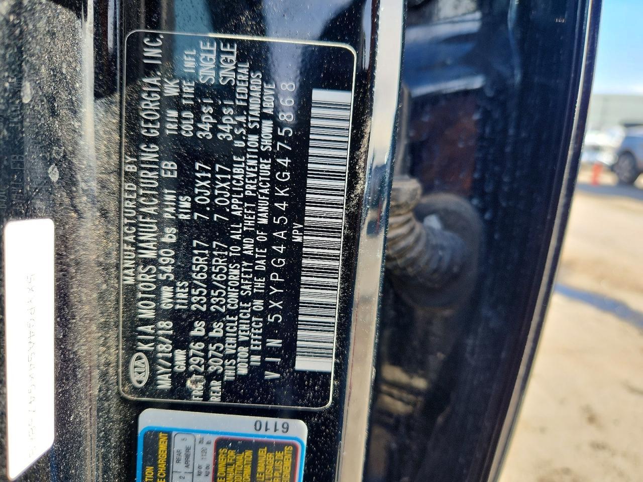 2019 KIA Sorento lx