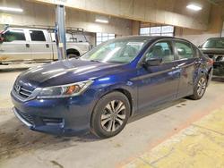 Salvage cars for sale from Copart Indianapolis, IN: 2013 Honda Accord lx