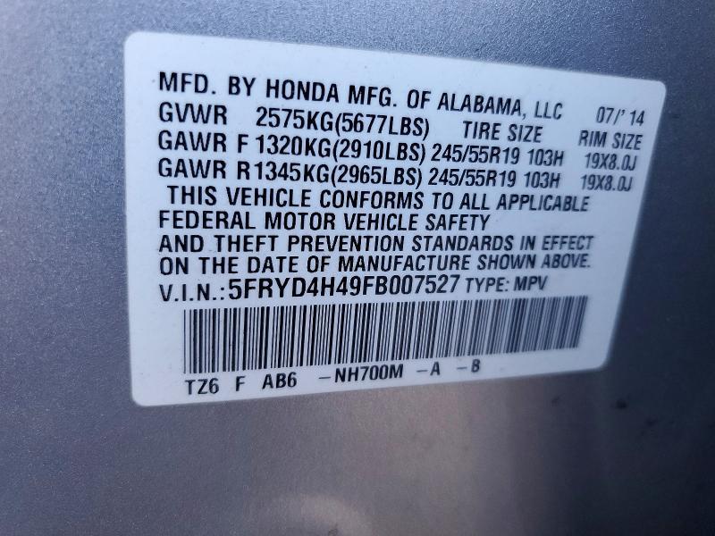 2015 Acura Mdx Technology