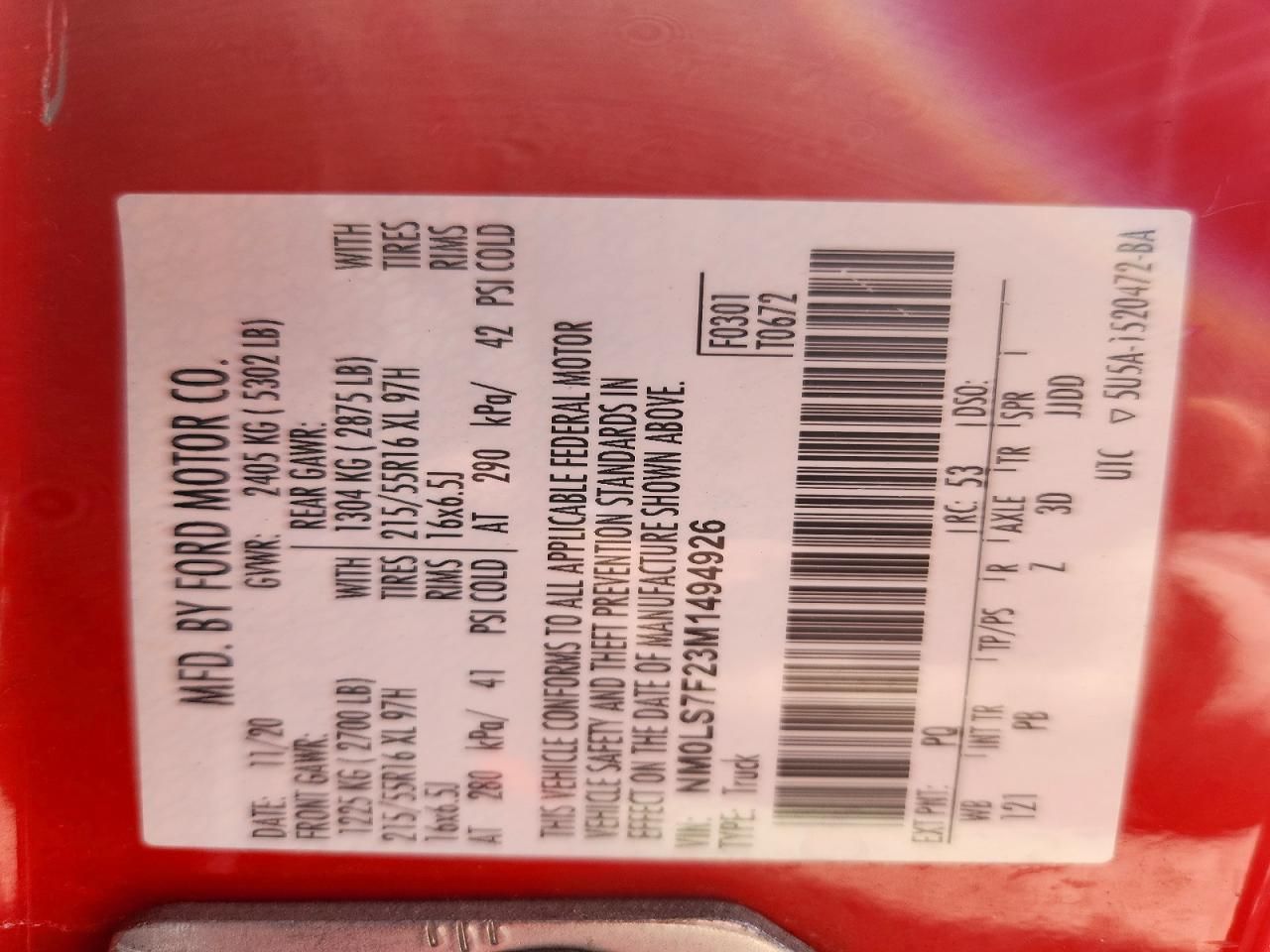 2021 Ford Transit Connect xlt