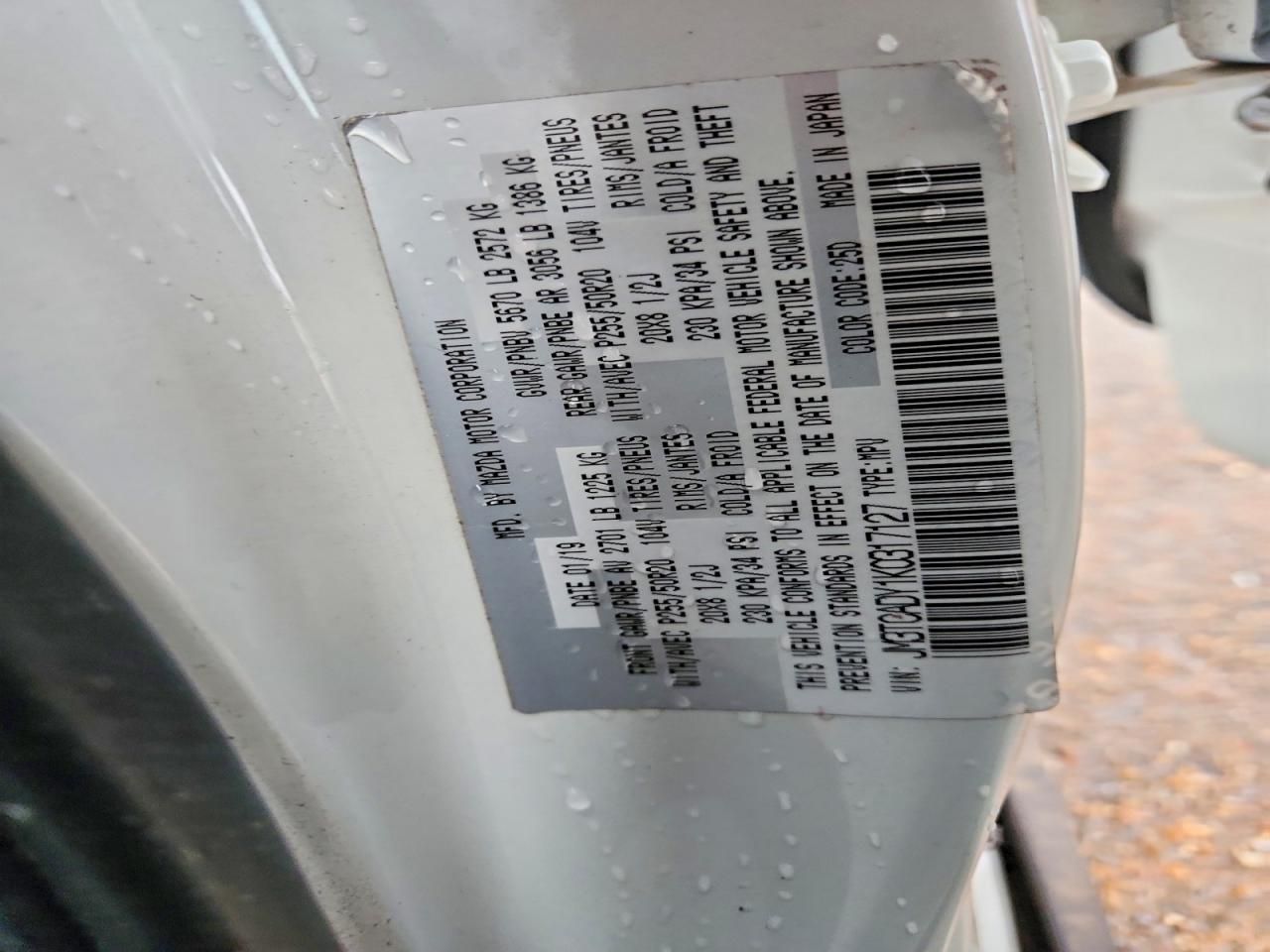 2019 Mazda Cx-9 Grand Touring