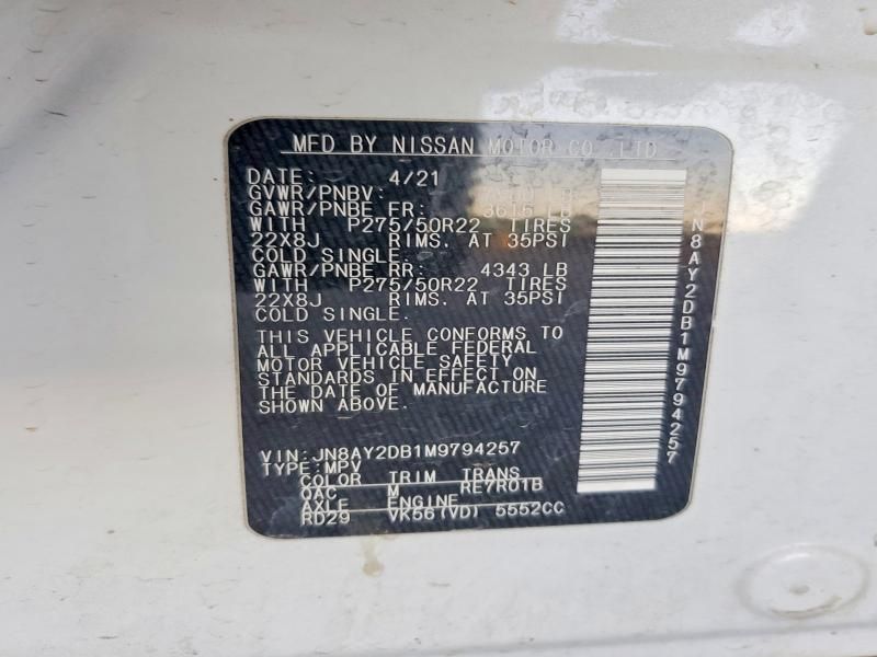 2021 Nissan Armada Platinum