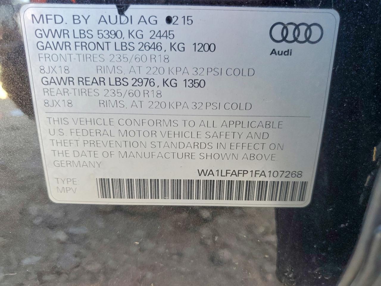 2015 Audi Q5 Premium Plus