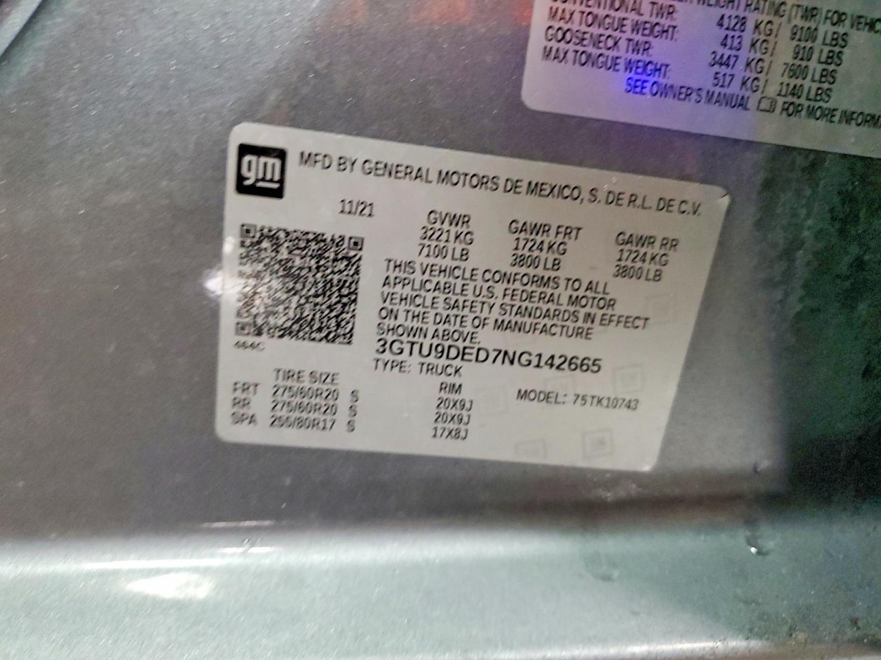 2022 GMC Sierra Limited K1500 slt
