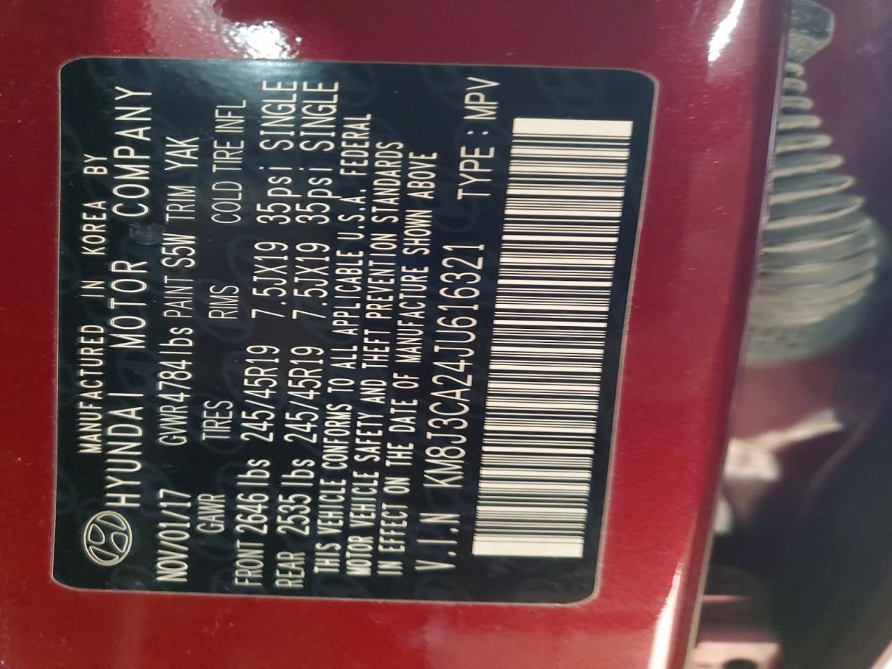 2018 Hyundai Tucson Value