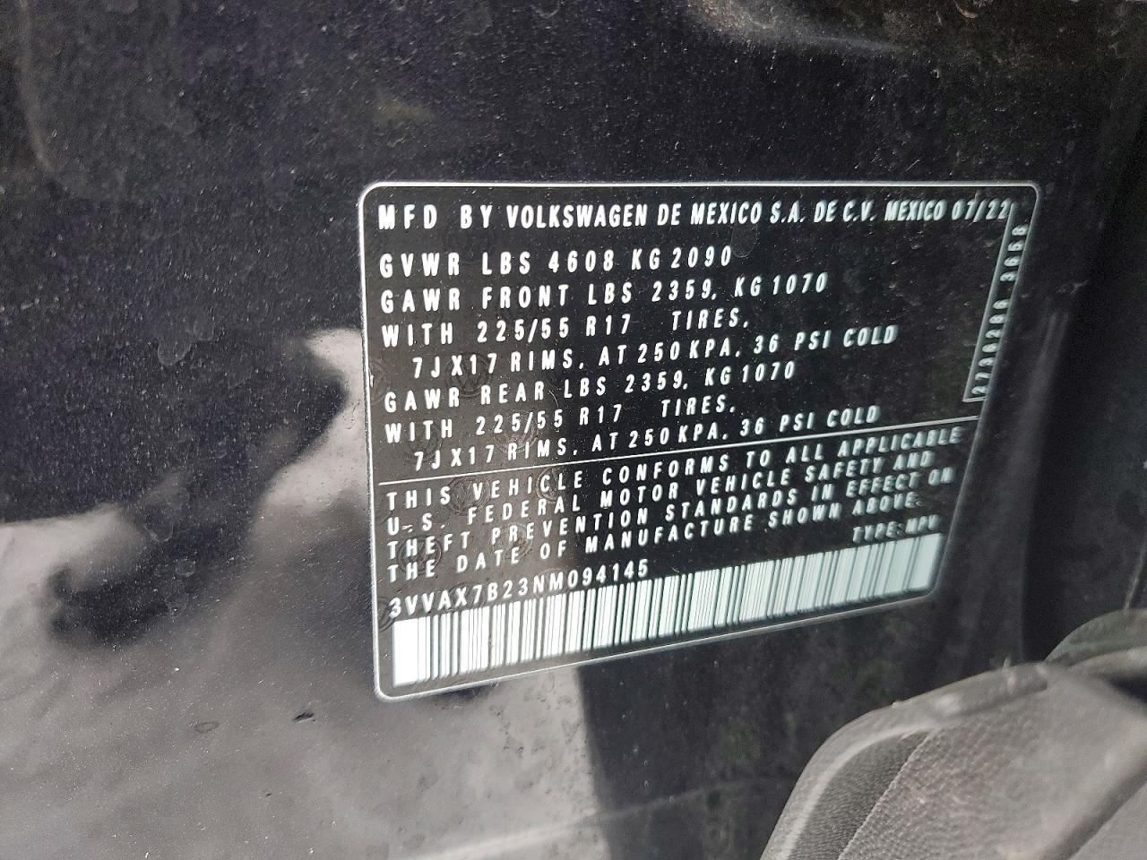 2022 Volkswagen Taos s