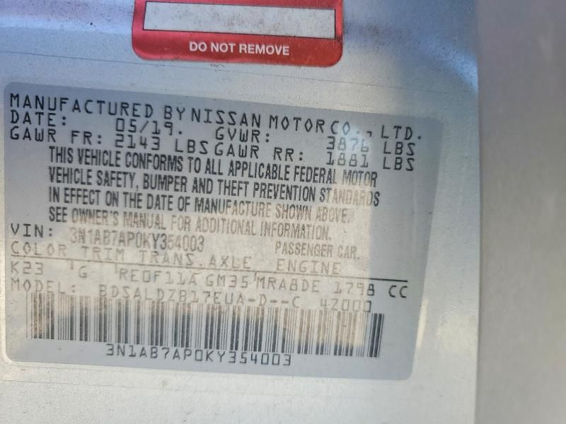 2019 Nissan Sentra s