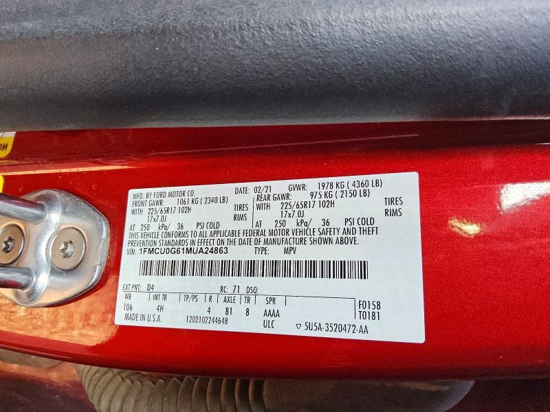 2021 Ford Escape se