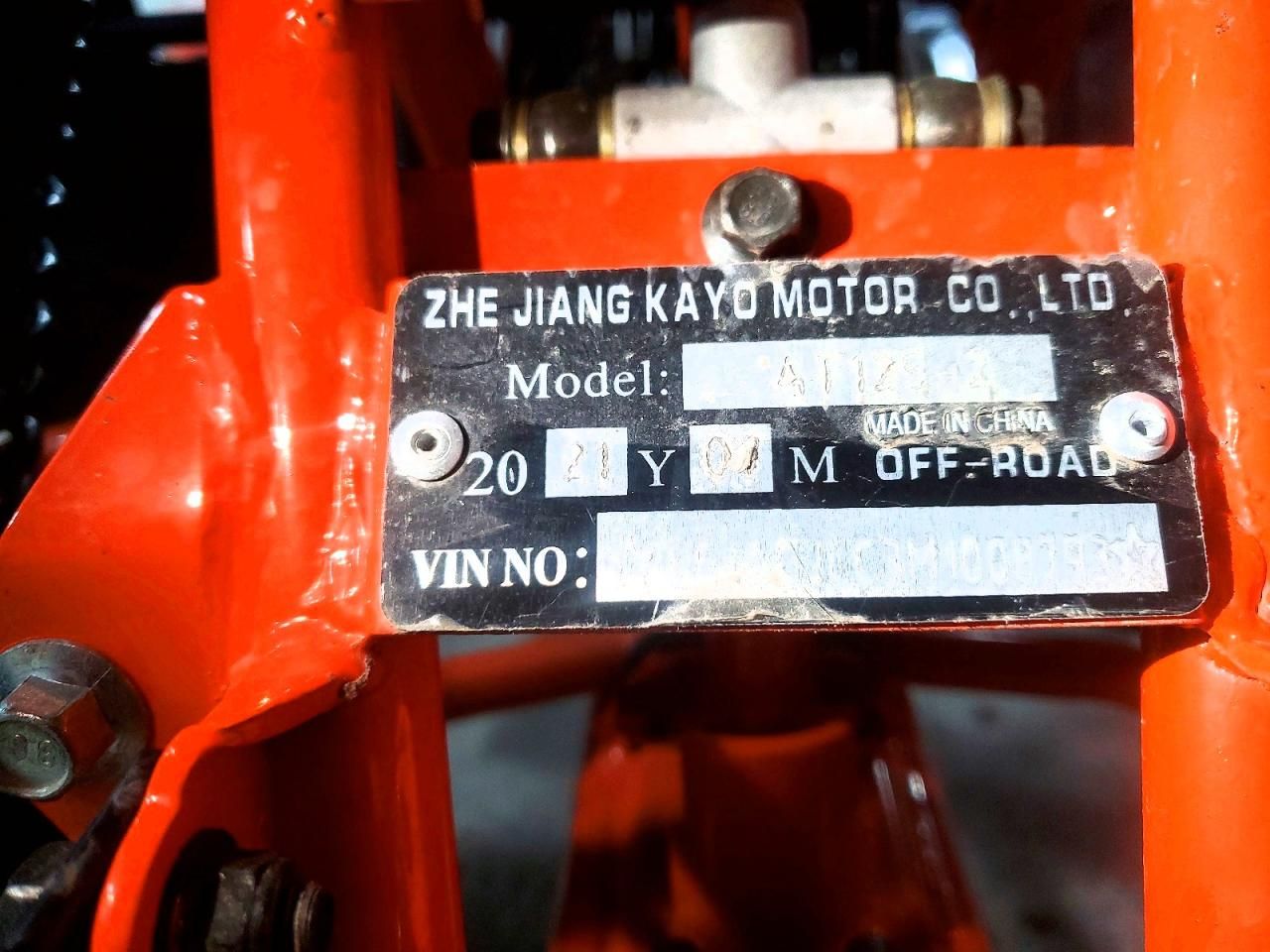 2021 Kayo Predator 125 atv