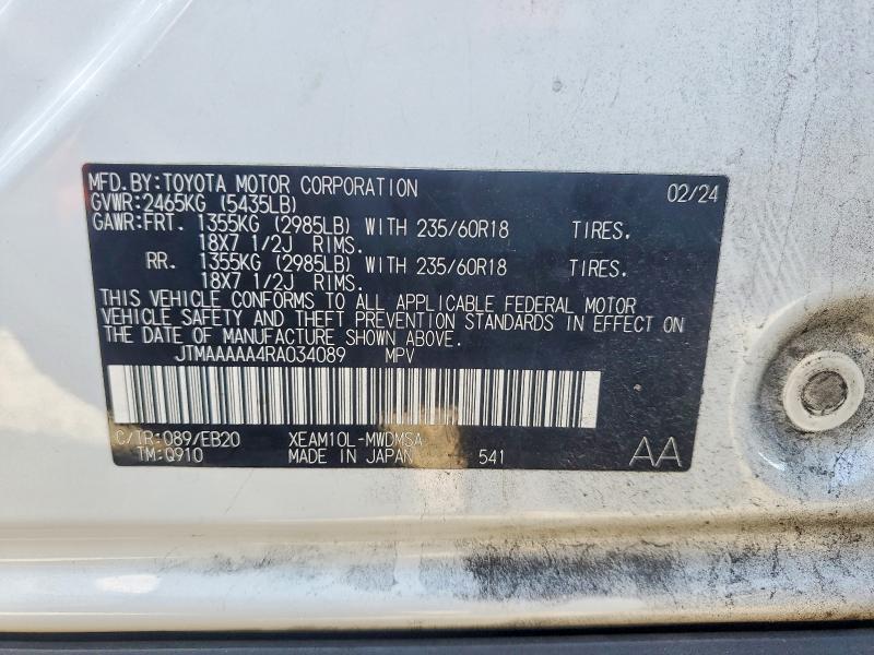 2024 Toyota Bz4x xle