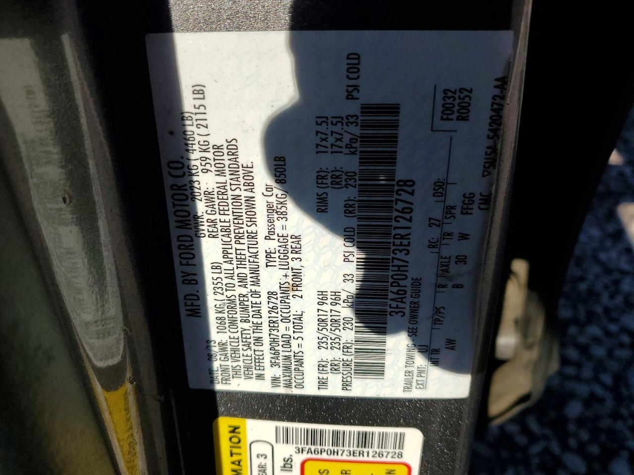 2014 Ford Fusion se
