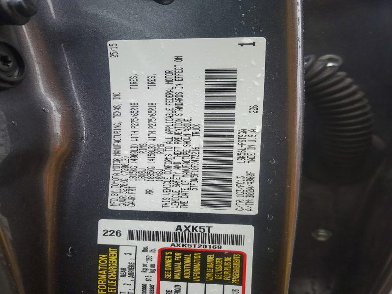 2015 Toyota Tundra Crewmax SR5
