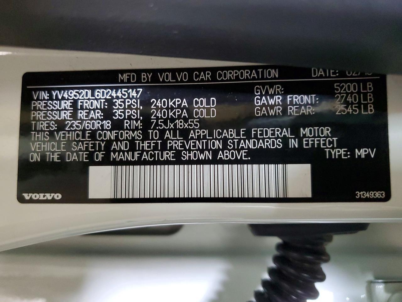 2013 Volvo Xc60 3.2