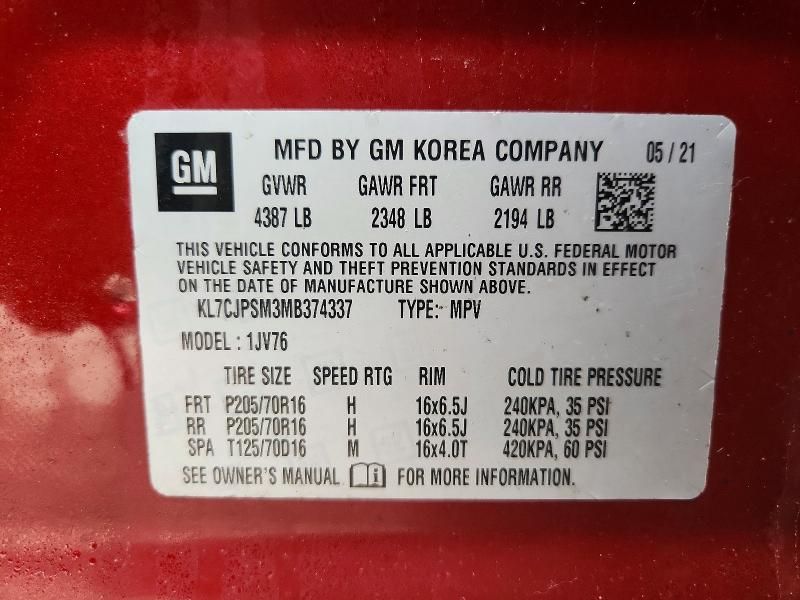 2021 Chevrolet Trax 1LT