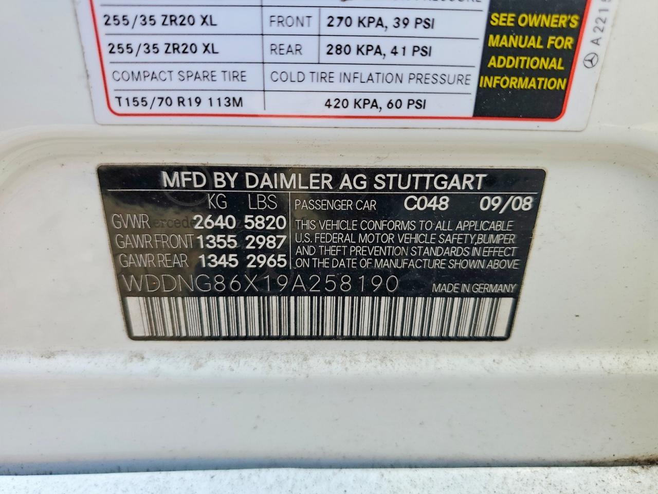 2009 Mercedes-Benz S 550 4matic