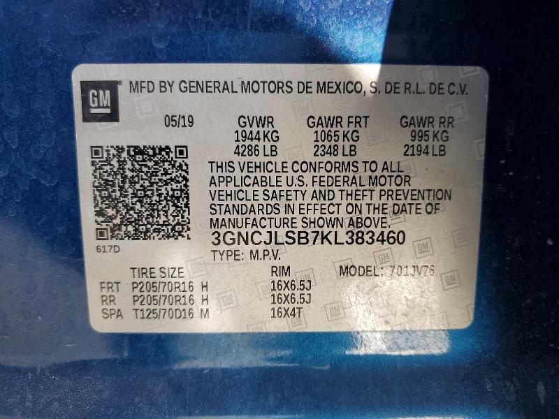 2019 Chevrolet Trax 1LT