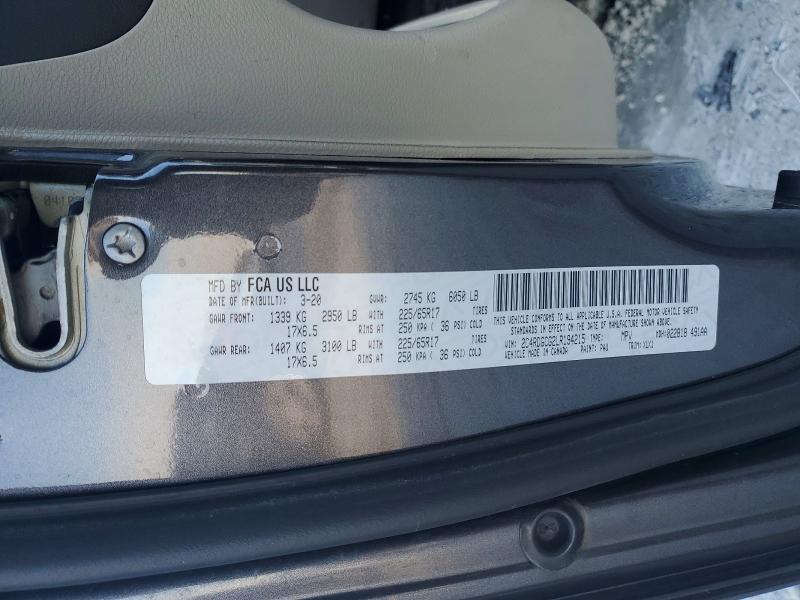 2020 Dodge Grand Caravan sxt