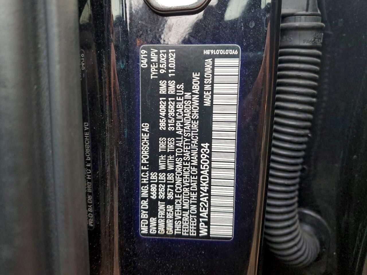 2019 Porsche Cayenne se Hybrid