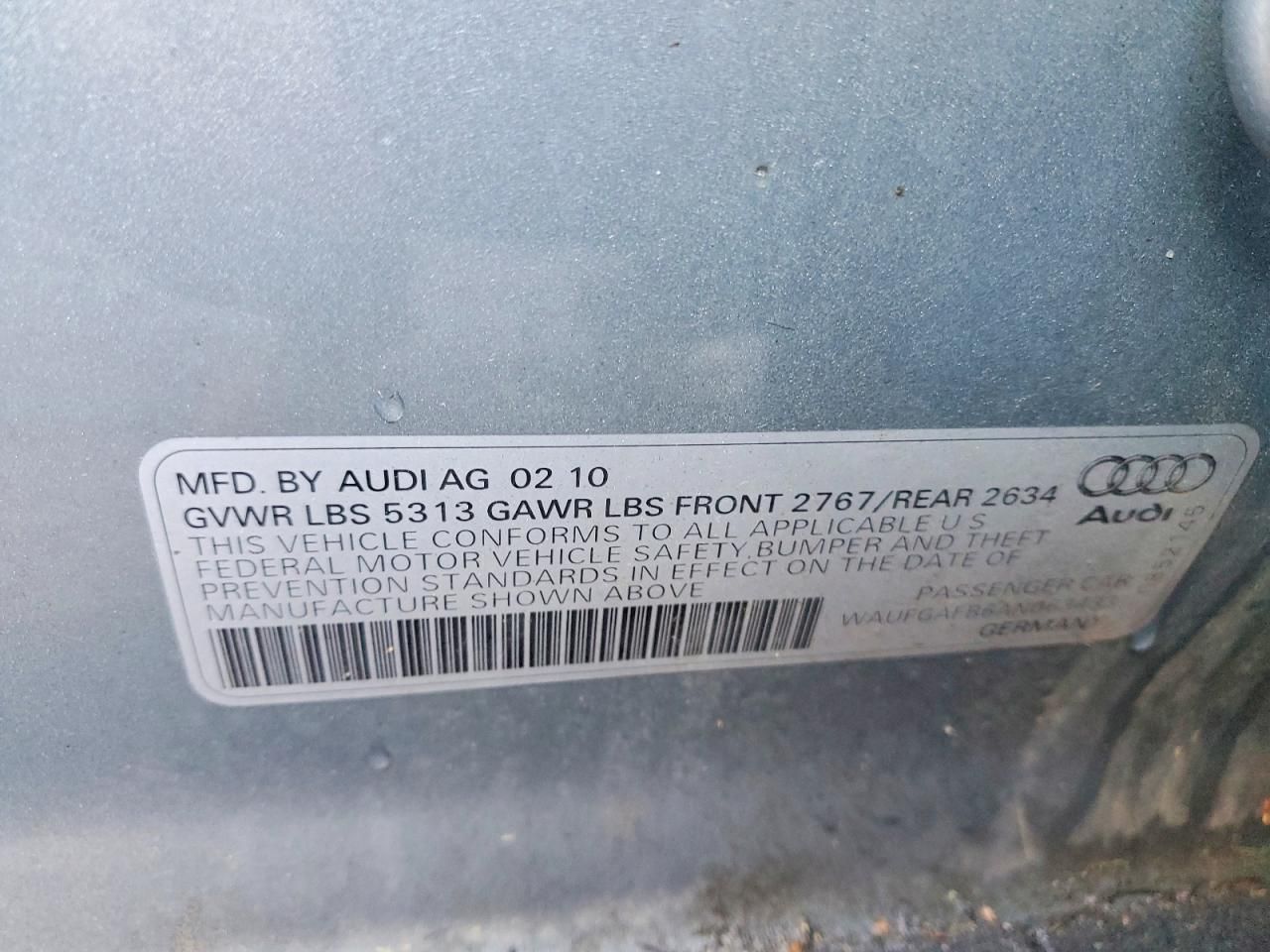 2010 Audi A6 Premium Plus