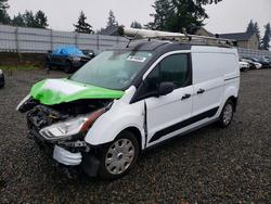 Salvage trucks for sale at Spanaway, WA auction: 2019 Ford Transit Connect XL Utility / Service Van