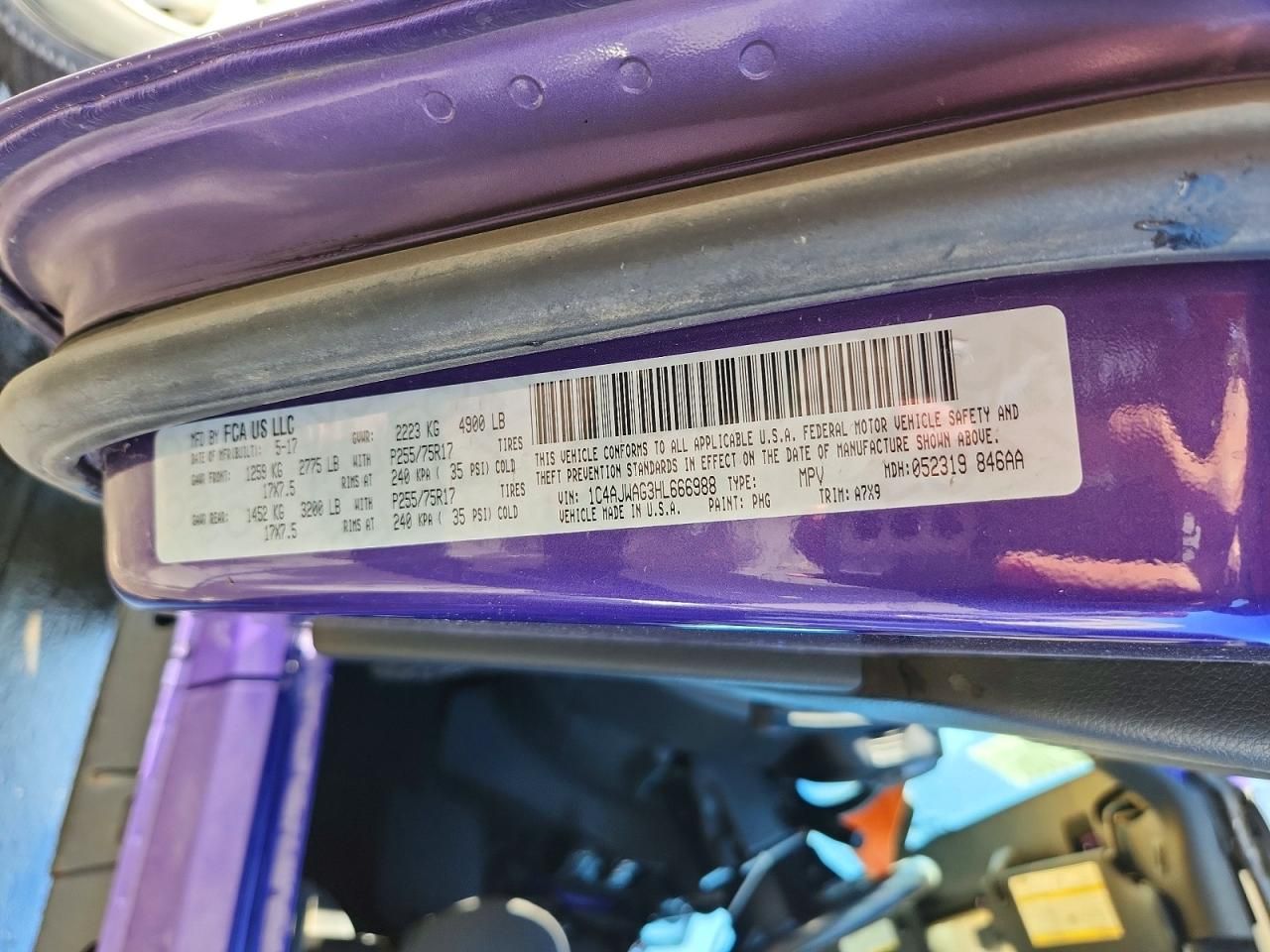 2017 Jeep Wrangler Sport