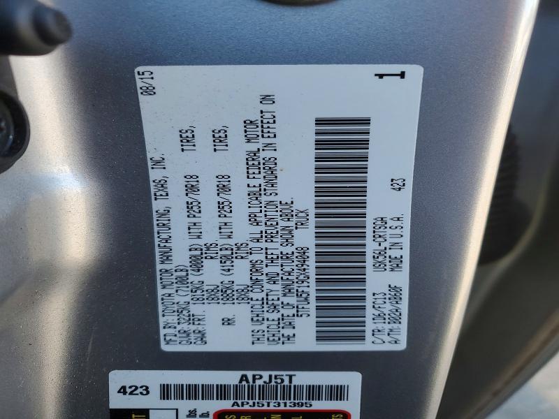 2016 Toyota Tundra Double cab sr